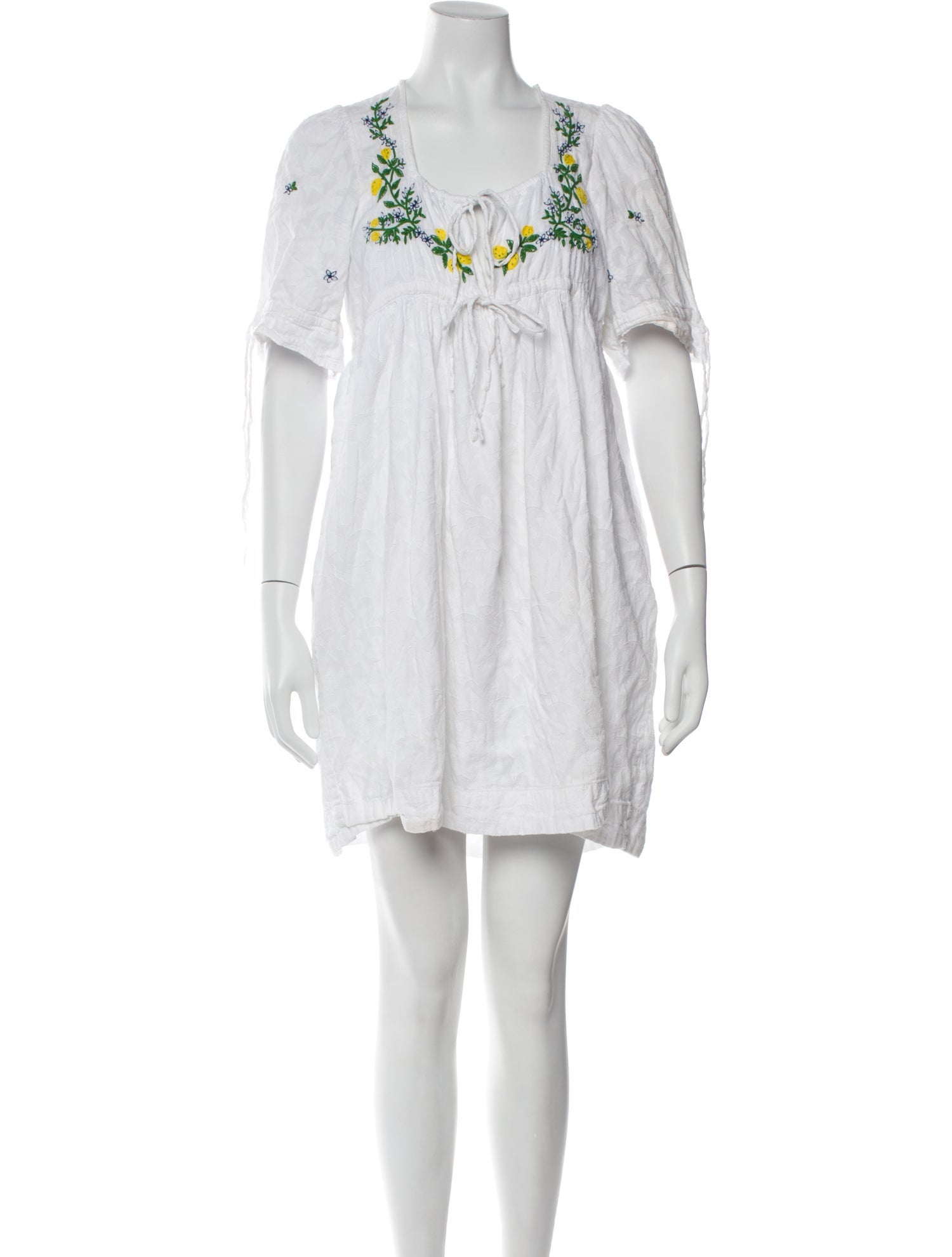 Banjanan V-Neck Mini Dress